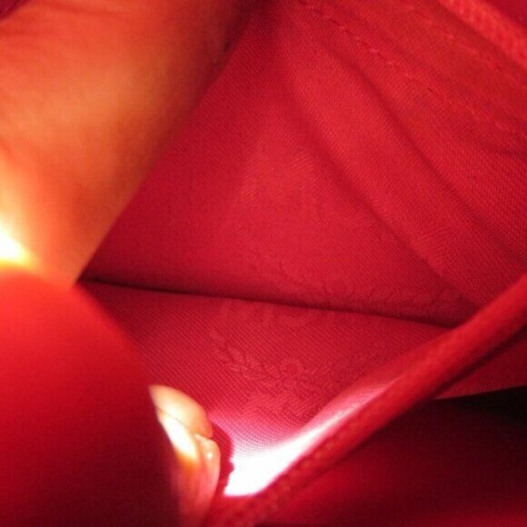 MCM Visetos Leather Studded Logo Motifs Medium Trifold Wallet Fuchsia Magenta - Picture 11 of 15